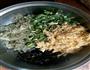 豆腐青椒馅饼，芹菜木耳鸡蛋粉条馅饼的做法图解3