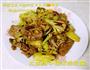 干锅牛肉花菜的做法图解9