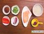 五彩三文鱼焖饭  宝宝健康食谱的做法图解1