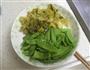 荷兰豆酸菜炒牛肉的做法图解2