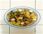 冻豆腐土豆茄子鹌鹑蛋炖肉的做法图解2
