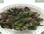 大蒜爆炒羊肉的做法图解2