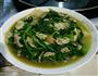 炒菠菜肉丝的做法图解1